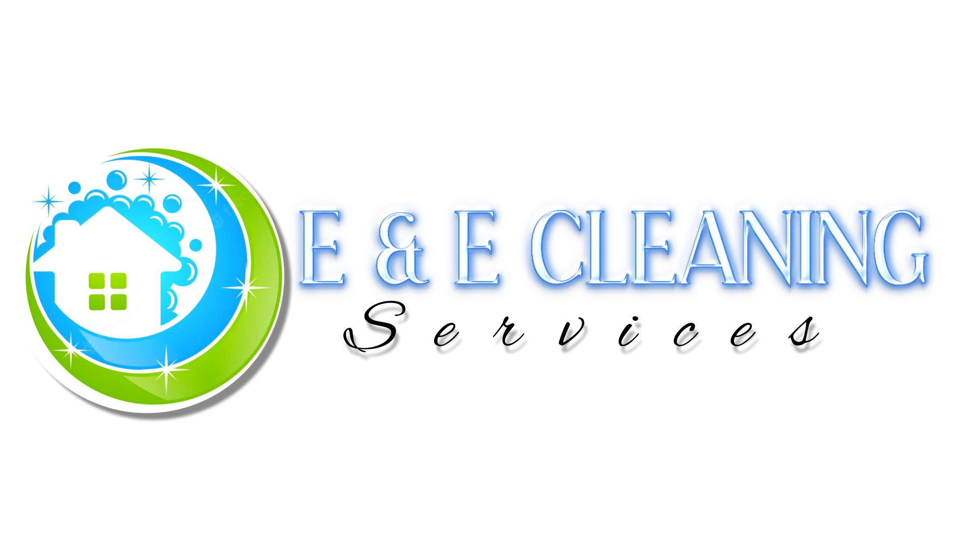 E & E Cleaning service official logo